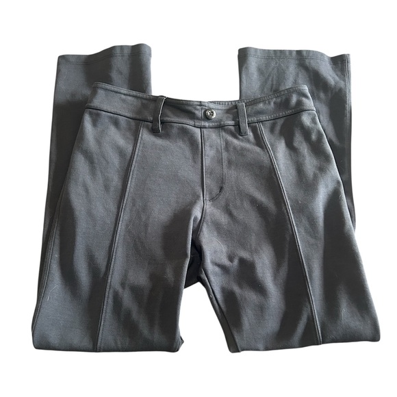 American Giant The Ponte Dress Pant Bootcut Size 6 Dark Navy Gray USA - Picture 1 of 4